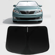 PAIMOHO front view installed on Camry windshield showing full coverage and sun protection