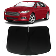 PAIMOHO front view of windshield shade showing clean custom fit benefit