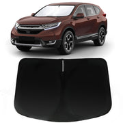 PAIMOHO front windshield sun shade showing precise CR-V fit reduces heat
