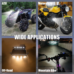 PAKRYS mounted on motorcycle crash bar demonstrating secure clamp and vibration resistance