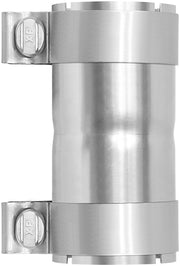 PALOZO front view of 2-inch adapter showing clamp and polished finish, durable connection