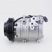 Pamolag compressor front view showing robust aluminum housing and durability