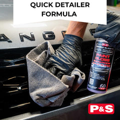 P & S Professional used as lubricant with Perfect Putty for safe decontamination