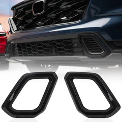 PanelCustom front bumper trim front view showing sleek glossy black benefit: refreshed style