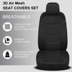 Pariiaotin rear seat cover with belt access for safe buckling