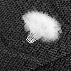 Pariiaotin detail of seat belt and airbag compatibility preserving safety access