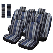 Pariitadin front seat full coverage in blue showing protection and style