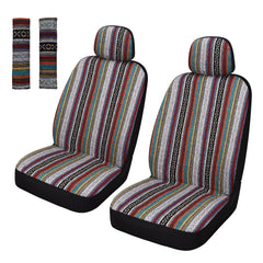 Pariitadin front seat full view showing colorful cover and protection