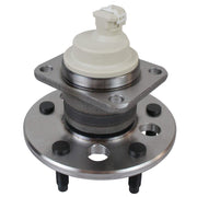 PAROD rear hub assembly front view showing flange and studs for reliable wheel centering