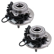 PAROD front hub assembly front view showing bolt pattern and wheel flange, ensuring exact fit