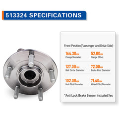 PAROD hub seal and mounting face showing protected bearing benefit