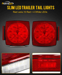 Partsam close-up of 5050 SMD LEDs highlighting bright durable illumination
