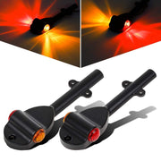 Partsam front and rear fender lights packaged showing both lamps and bracket benefit visibility