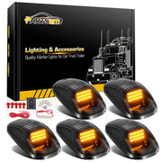 Partsam front assembly five lights showing fit and practical benefit