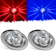 Partsam front glass lens showing clear focused light benefit