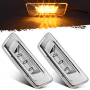 Partsam front assembly view showing clear lens and amber illumination benefit