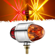 Partsam front view showing glass watermelon lens and clear signaling benefit