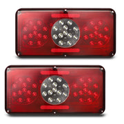 Partsam front view of rectangular LED tail light showing clear signaling benefit