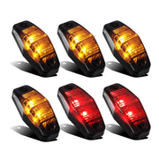 Partsam front view smoked marker lights showing compact sealed design and visibility