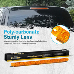 Partsam mounted on truck bezel demonstrating improved visibility and fit