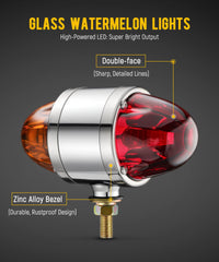 Partsam side profile highlighting zinc alloy bezel for corrosion resistance