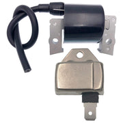 PARTSRUN ignition coil front view showing mounting and fitment benefits
