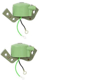 PARTSRUN ignition coil pair front view showing mounting points and terminals for easy fit