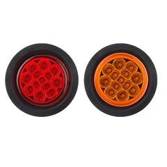 Partswcgg close-up of 13-LED miro-reflex faceted reflector enhancing light output and focus