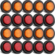 Partswcgg front view of red and amber marker kit shows clear identification benefit