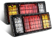 Partswcgg front view of light bar showing full lens and signal zones for clear visibility