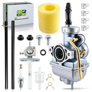 partszen carburetor front view showing fit and improved fuel flow