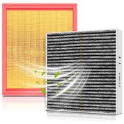 partszen front packaging showing both filters and benefits of complete kit