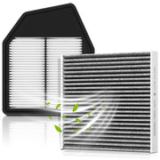 partszen front packaging showing engine and cabin filters and easy identification benefit
