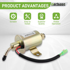 partszen fuel pump close-up showing replacement pump for reliable fuel flow