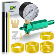 partszen pressure tester front view showing full kit and ready to use benefit: quick leak checks
