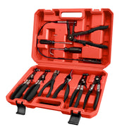 PARTWELL front packaging showing full 9-piece hose clamp pliers set and case, organized