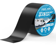 PAULINN front view of black 4x50ft roll showing product label and benefit