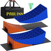 PAULINN front packaging showing levelers and included accessories for quick setup