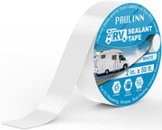 PAULINN front packaging roll showing clean white tape and easy application benefit