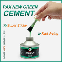 PAX 250ml rubber cement bottle label and nozzle for fast-drying adhesive