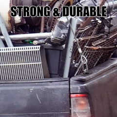 pbsee close-up of D-ring texture demonstrating durable weather-resistant finish