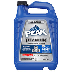 PEAK bottle front label showing product identity and benefits