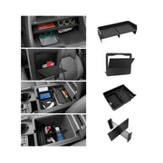 PeakPurit front view of center console organizer showing neat compartments and improved access