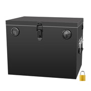 peastorm front view showing lock and lid, secure protection benefit