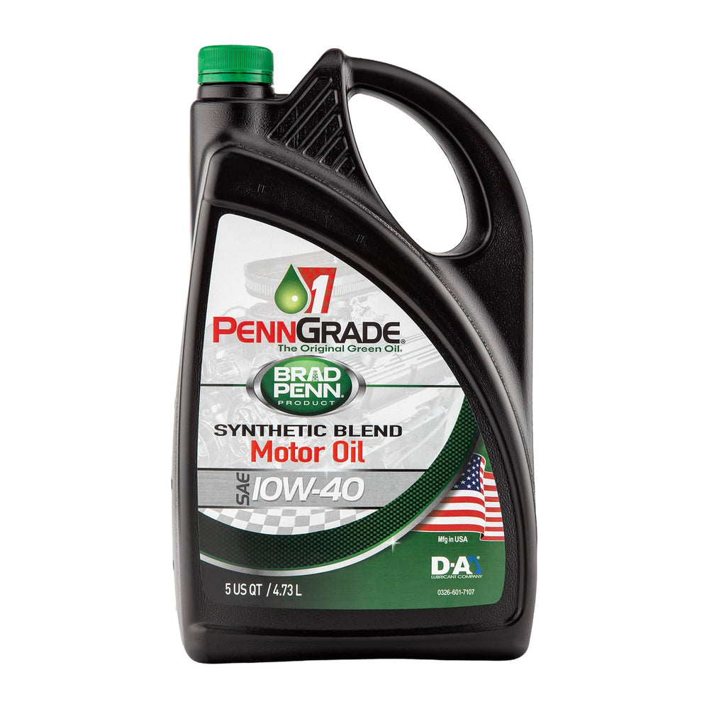 PENN GRADE1 front label on 5-quart bottle showing product identity and benefit