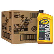 Pennzoil front bottle showing Ultra Platinum branding and clear engine protection