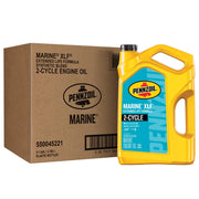 Pennzoil Marine XLF front packaging showing label and three-gallon pack benefit