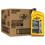 Pennzoil Ultra Platinum front bottle showing packaging and protection benefit