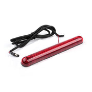 PerfecTech front view high-mount brake light showing clear red lens and benefit of visibility