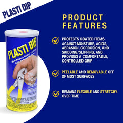 Performix Plasti Dip label close-up highlighting product details and benefits